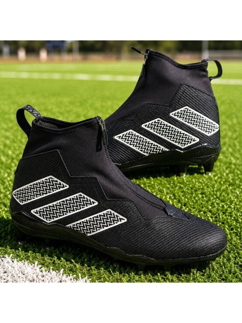 Adidas Nasty Fly 2.0 Football Cleats Black Metallic Men’s Size 13 GV8309